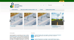 Desktop Screenshot of agendaregulatoria.antt.gov.br